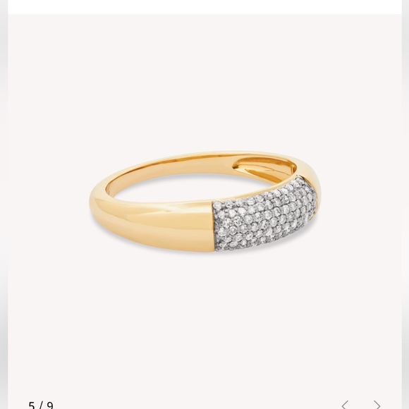 Stone and strand glamorous bomb ring. 9 - Picture 3 of 8